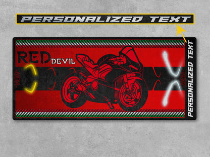 Motorcycle Mat for Ducati Panigale Motorcycle - U801 - Howling Moto