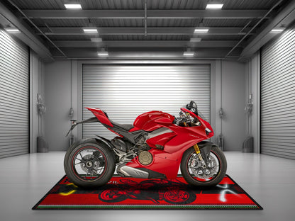 Motorcycle Mat for Ducati Panigale Motorcycle - U801 - Howling Moto