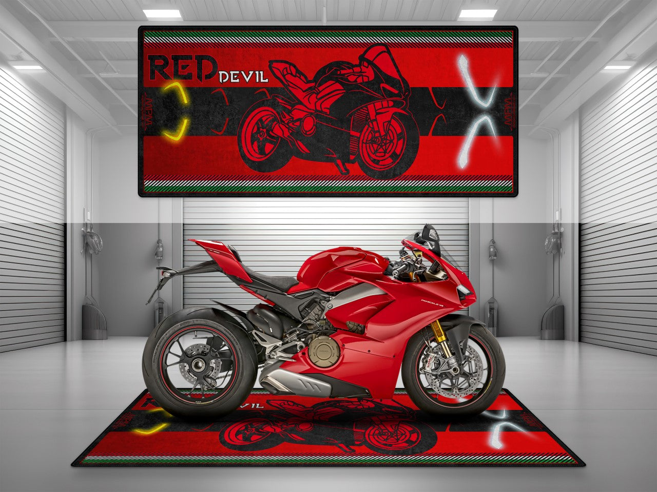 MPM Motorcycle Mat for Ducati Panigale - U801 - Howling Moto