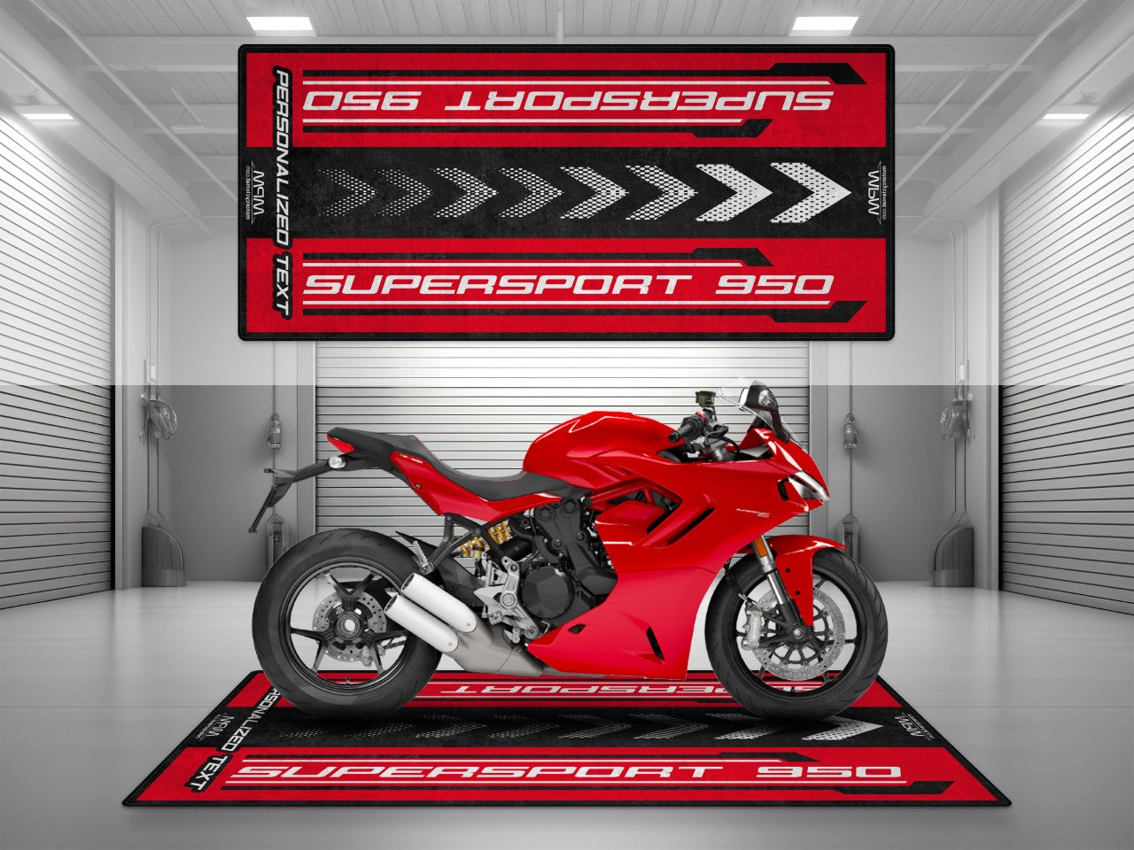 Motorcycle Mat for Ducati Supersport 950 Motorcycle - MM4118 - Howling Moto