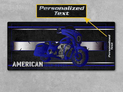 MPM Motorcycle Mat for Indian Chieftain motorcycle, durable floor protection mat U302