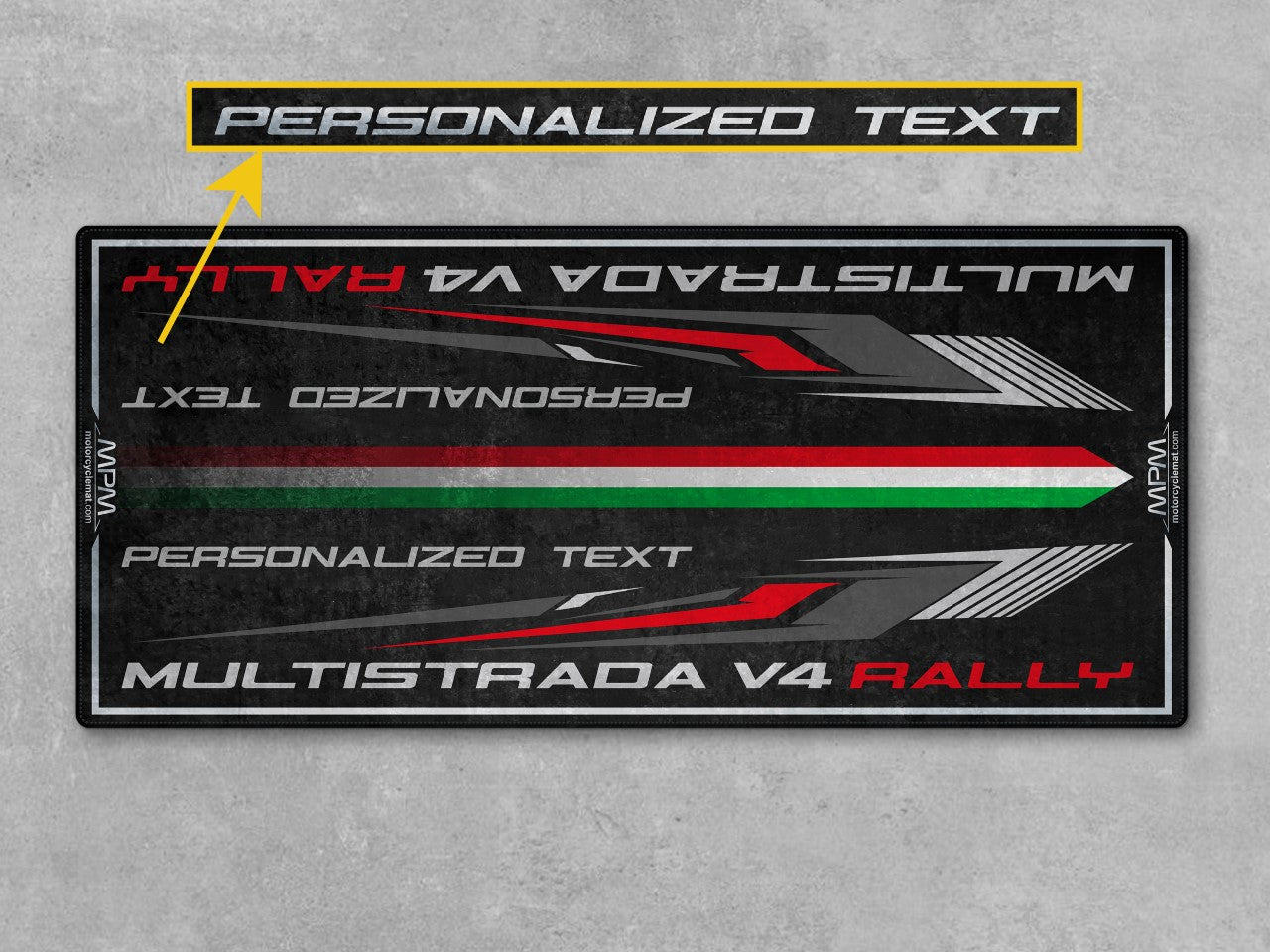 MPM Motorcycle Mat for Ducati Multistrada V4 Rally - MM4111 - Howling Moto