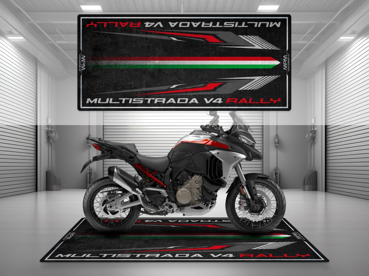 MPM Motorcycle Mat for Ducati Multistrada V4 Rally - MM4111 - Howling Moto