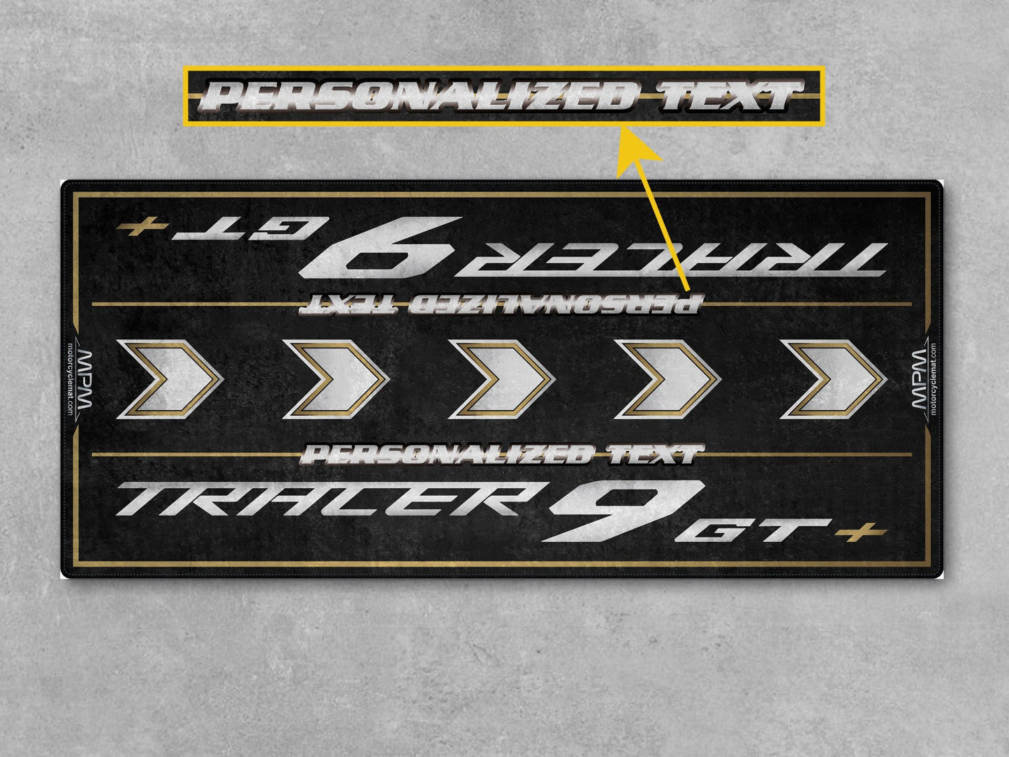 Designed Pit Mat for Yamaha Tracer 9 GT Motorcycle - MM4137 - Howling Moto