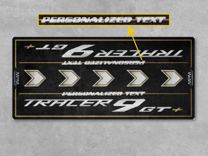 Designed Pit Mat for Yamaha Tracer 9 GT Motorcycle - MM4137 - Howling Moto