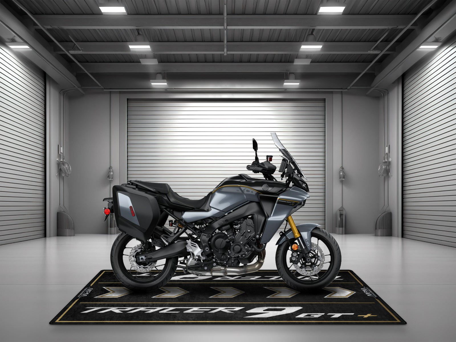 Designed Pit Mat for Yamaha Tracer 9 GT Motorcycle - MM4137 - Howling Moto