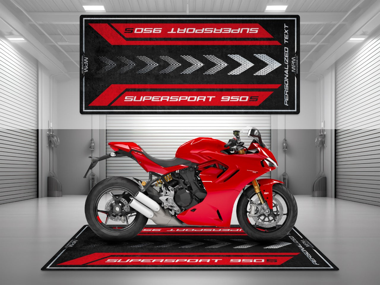 Motorcycle Mat for Ducati Supersport 950 S Motorcycle - MM4119 - Howling Moto
