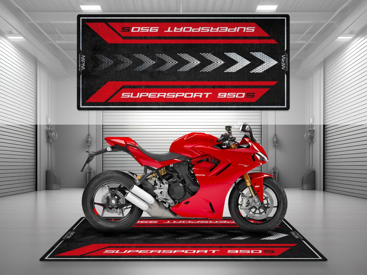 Motorcycle Mat for Ducati Supersport 950 S Motorcycle - MM4119 - Howling Moto