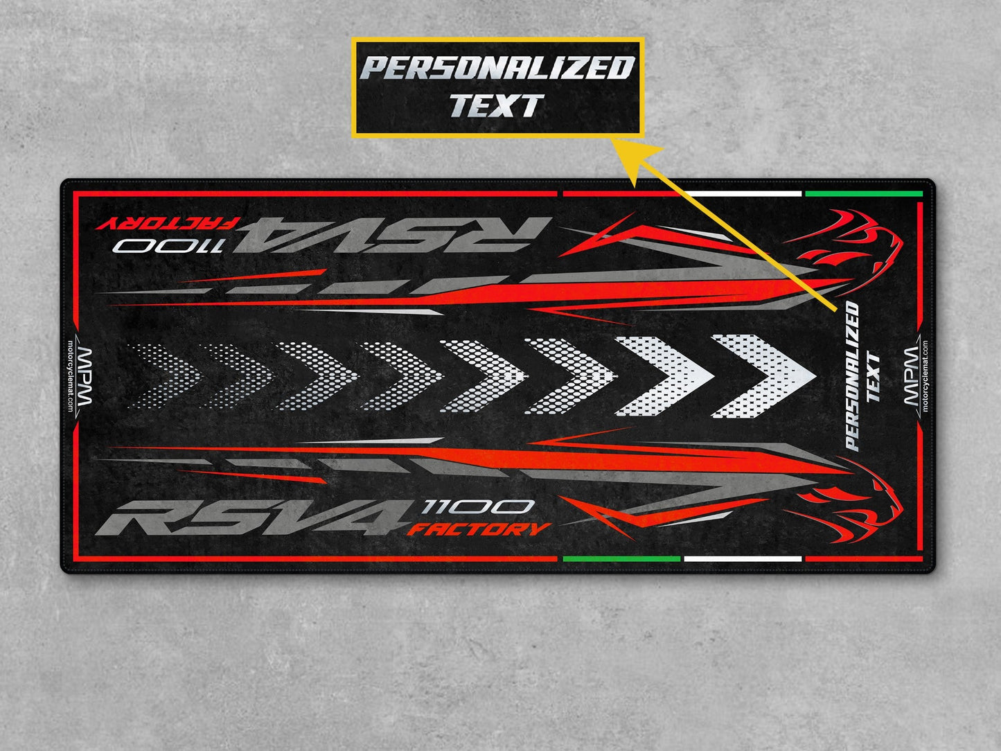 MPM Motorcycle Mat for Aprilia RSV4 Factory 1100 - MM4151 - Howling Moto