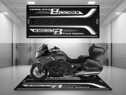 MPM Motorcycle Mat for BMW K1600 Grand America - MM4183 - Howling Moto