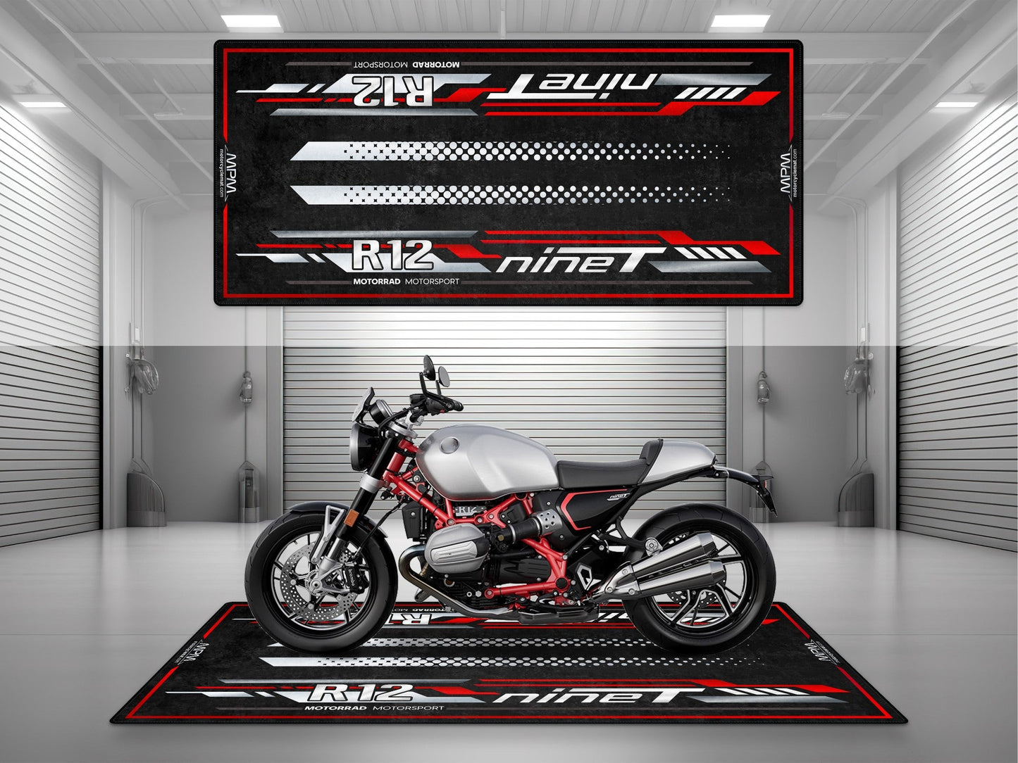 MPM Motorcycle Mat for BMW R12 nineT - MM4189 - Howling Moto