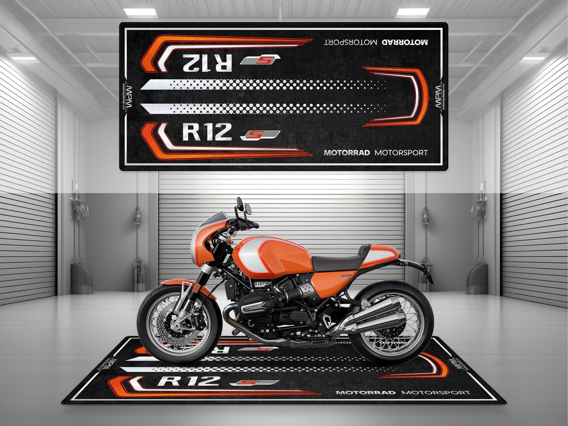 MPM Motorcycle Mat for BMW R12 S - MM4191 - Howling Moto