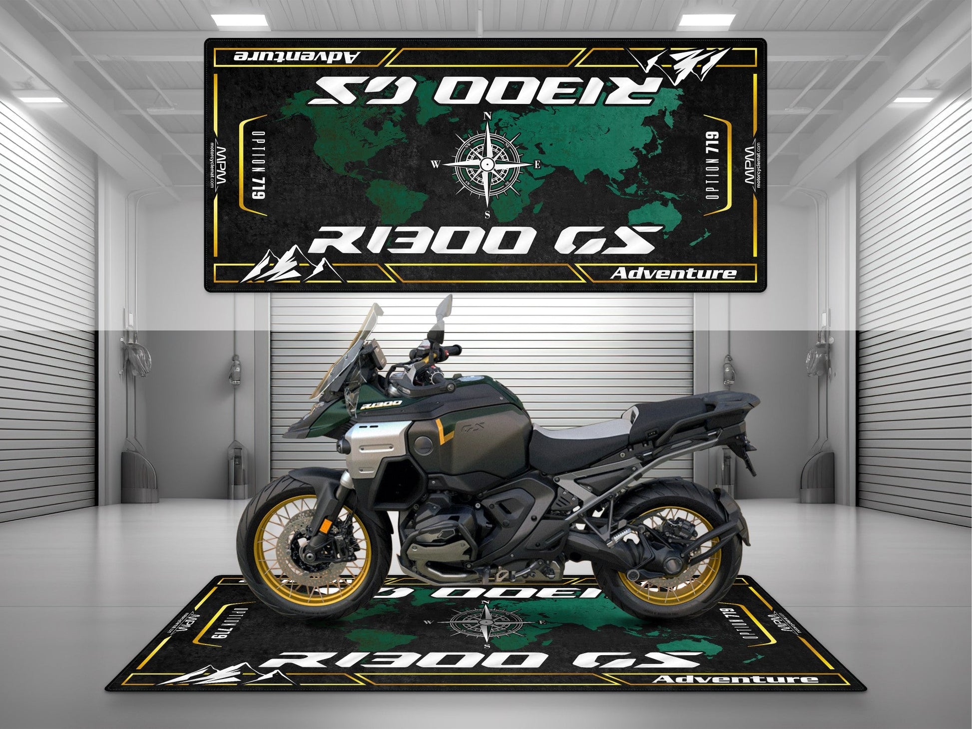 MPM Motorcycle Mat for BMW R1300 GS Adventure - MM4193 - Howling Moto
