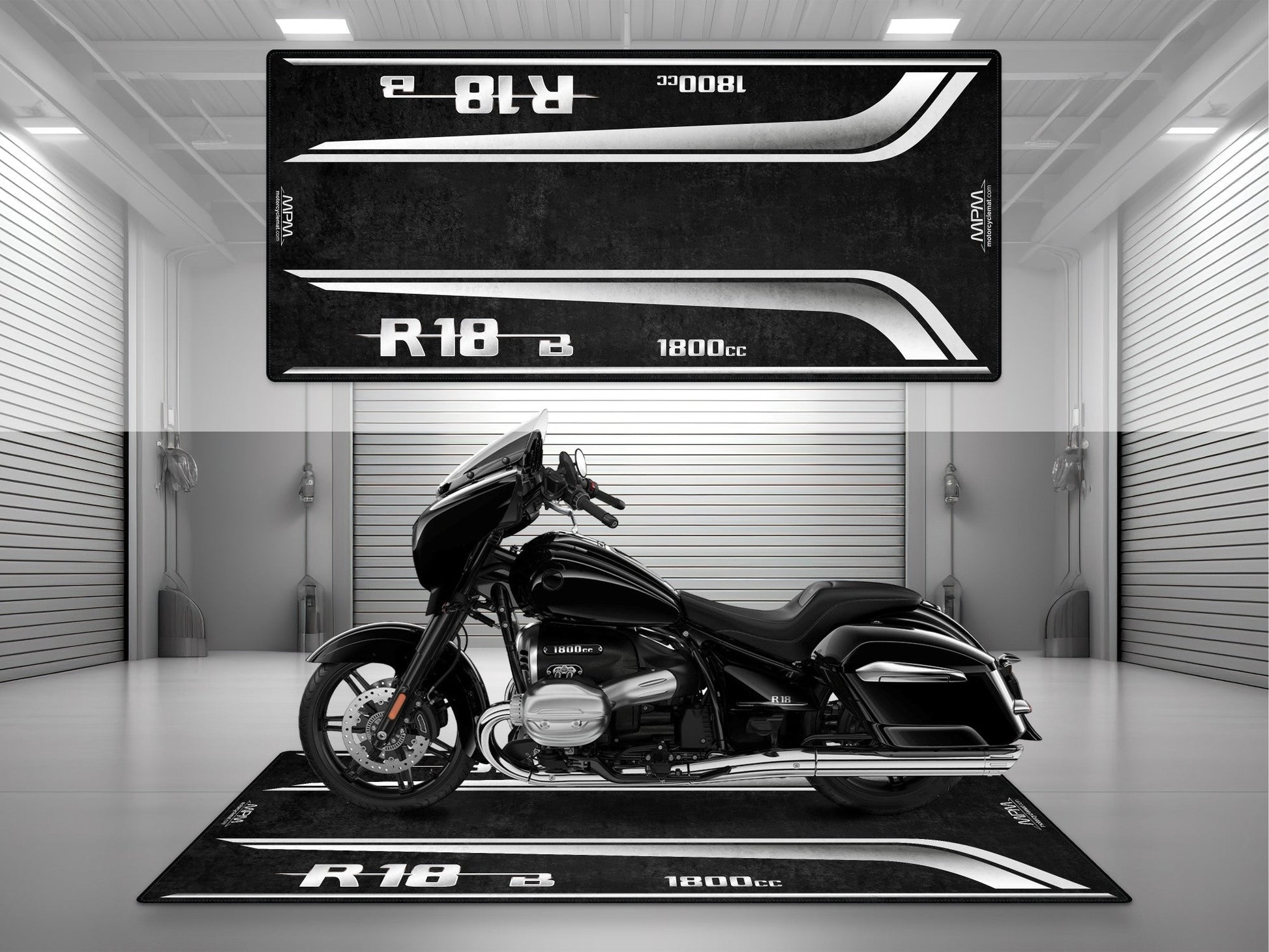 MPM Motorcycle Mat for BMW R18 B - MM4187 - Howling Moto