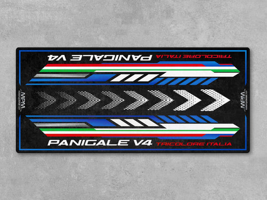 MPM Motorcycle Mat for Ducati Panigale V4 Tricolore Italia - MM4205 - Howling Moto