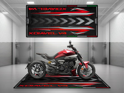 MPM Motorcycle Mat for Ducati XDiavel V4 - MM4201 - Howling Moto