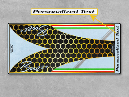 MPM Motorcycle Mat for Vespa Buzzz Design - U1101 - Howling Moto