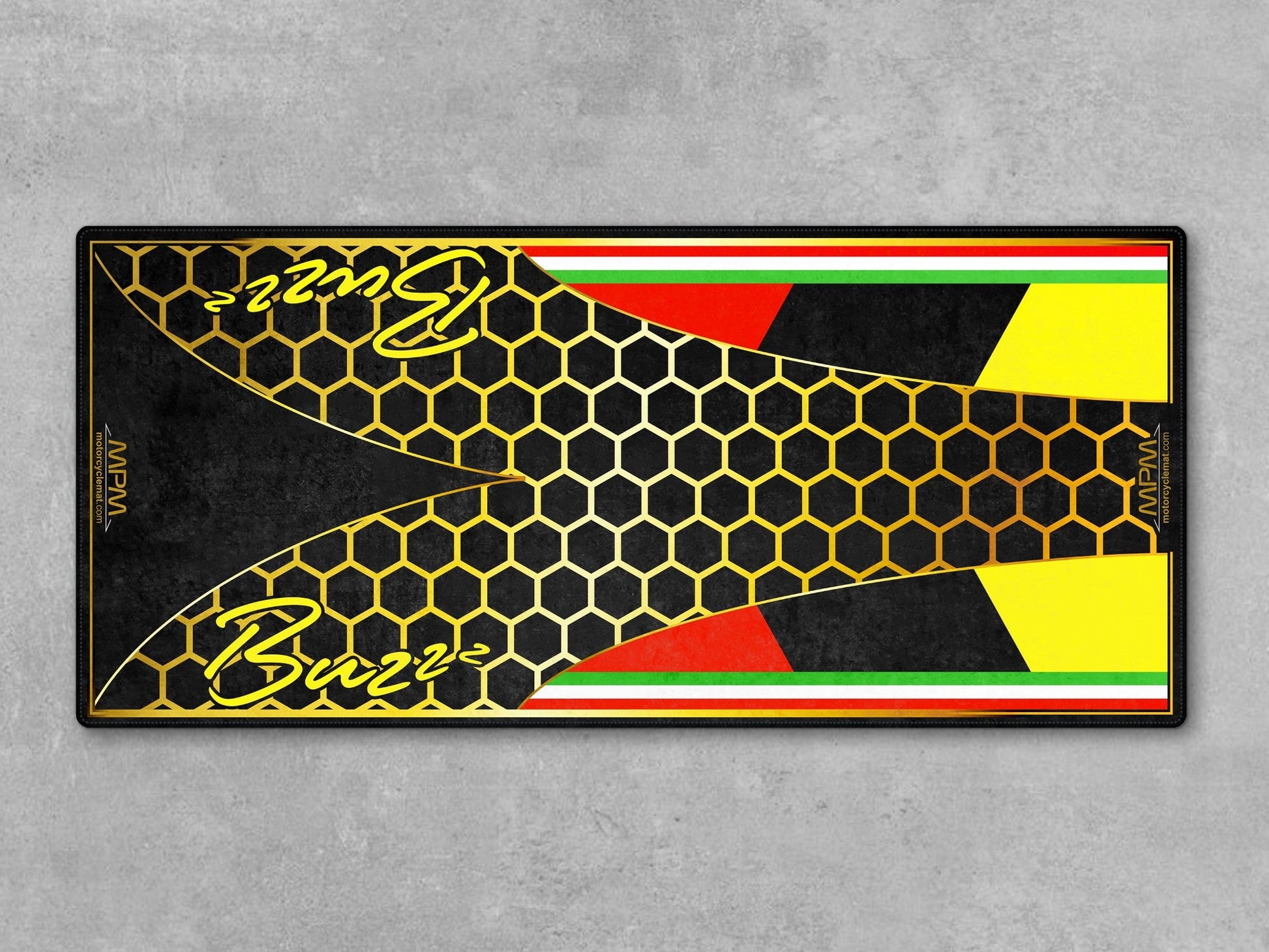 MPM Motorcycle Mat for Vespa Buzzz Design - U1101 - Howling Moto