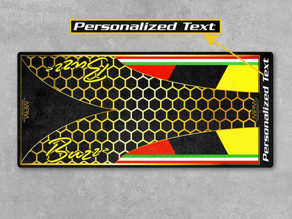 MPM Motorcycle Mat for Vespa Buzzz Design - U1101 - Howling Moto