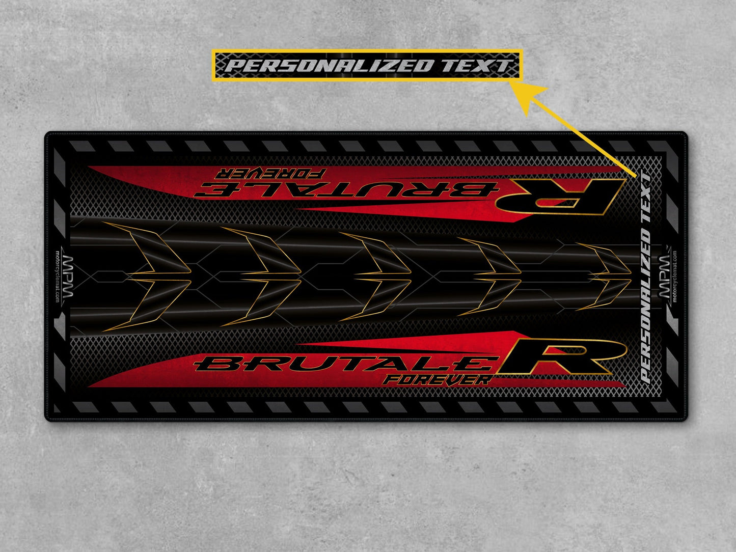 MPM Motorcycle Mat for MV Agusta Brutale R - U1503 - Howling Moto