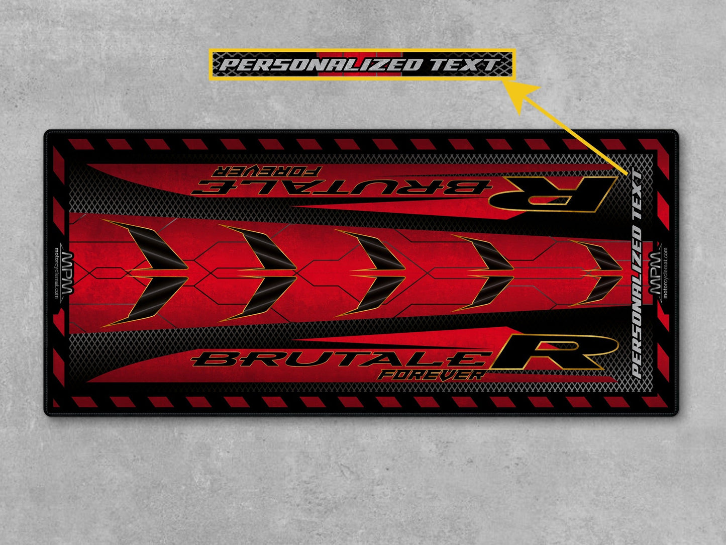 MPM Motorcycle Mat for MV Agusta Brutale R - U1503 - Howling Moto