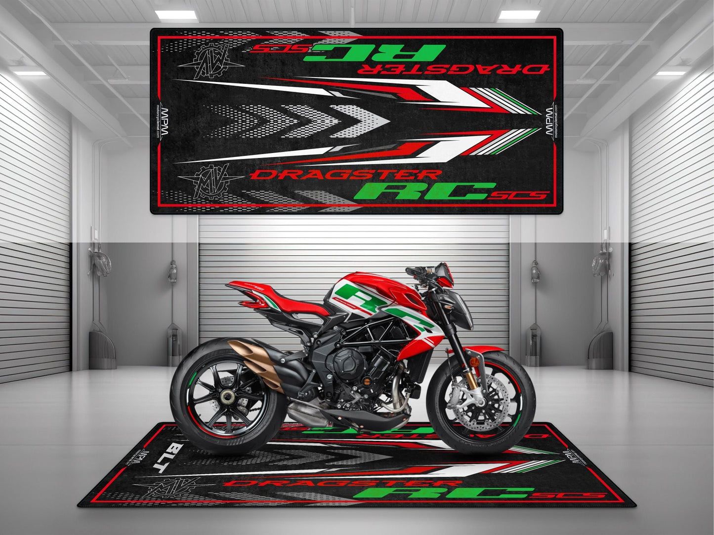 MPM Motorcycle Mat for MV Agusta Dragster RC - MM4265 - Howling Moto