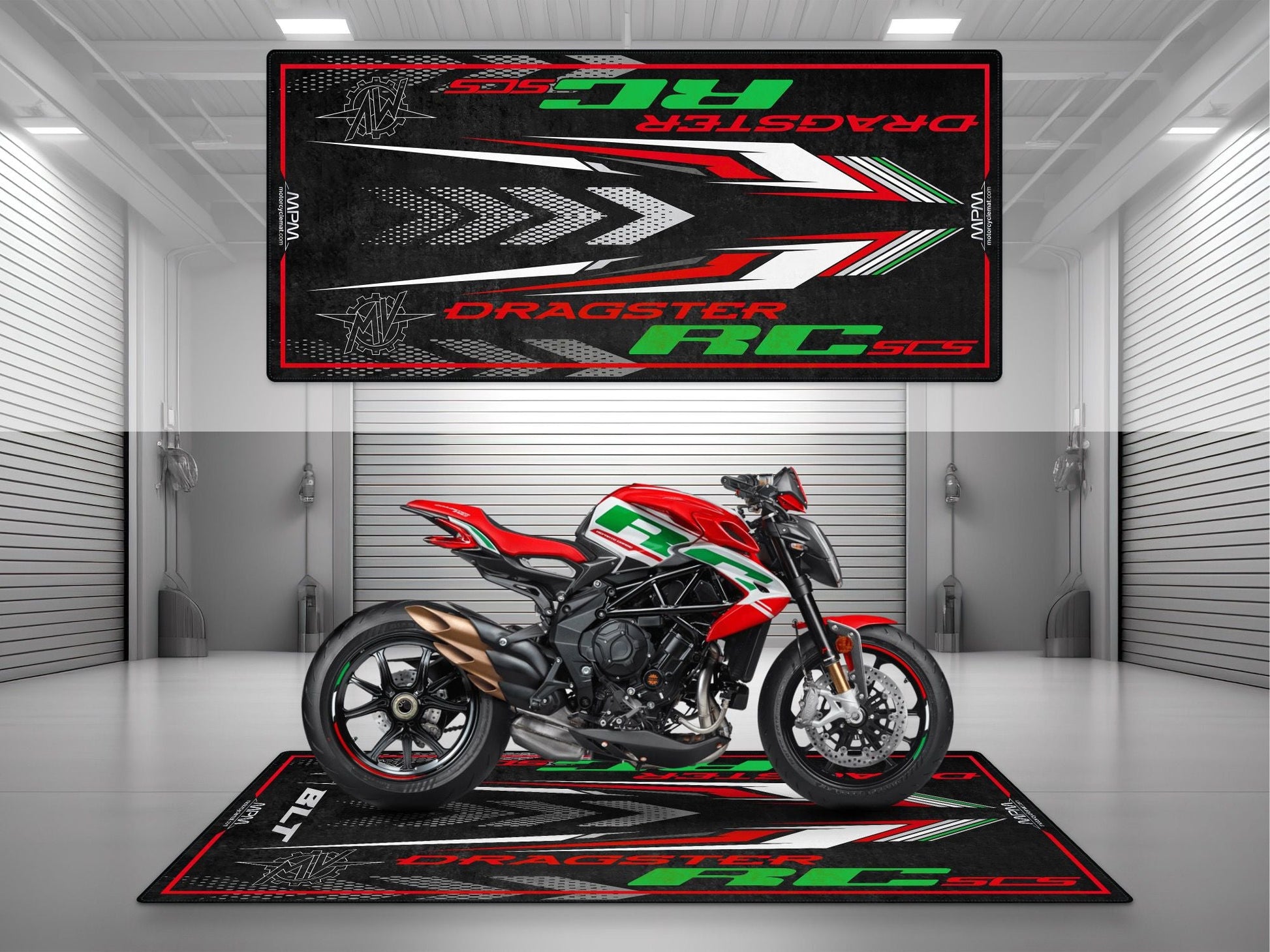 MPM Motorcycle Mat for MV Agusta Dragster RC - MM4265 - Howling Moto