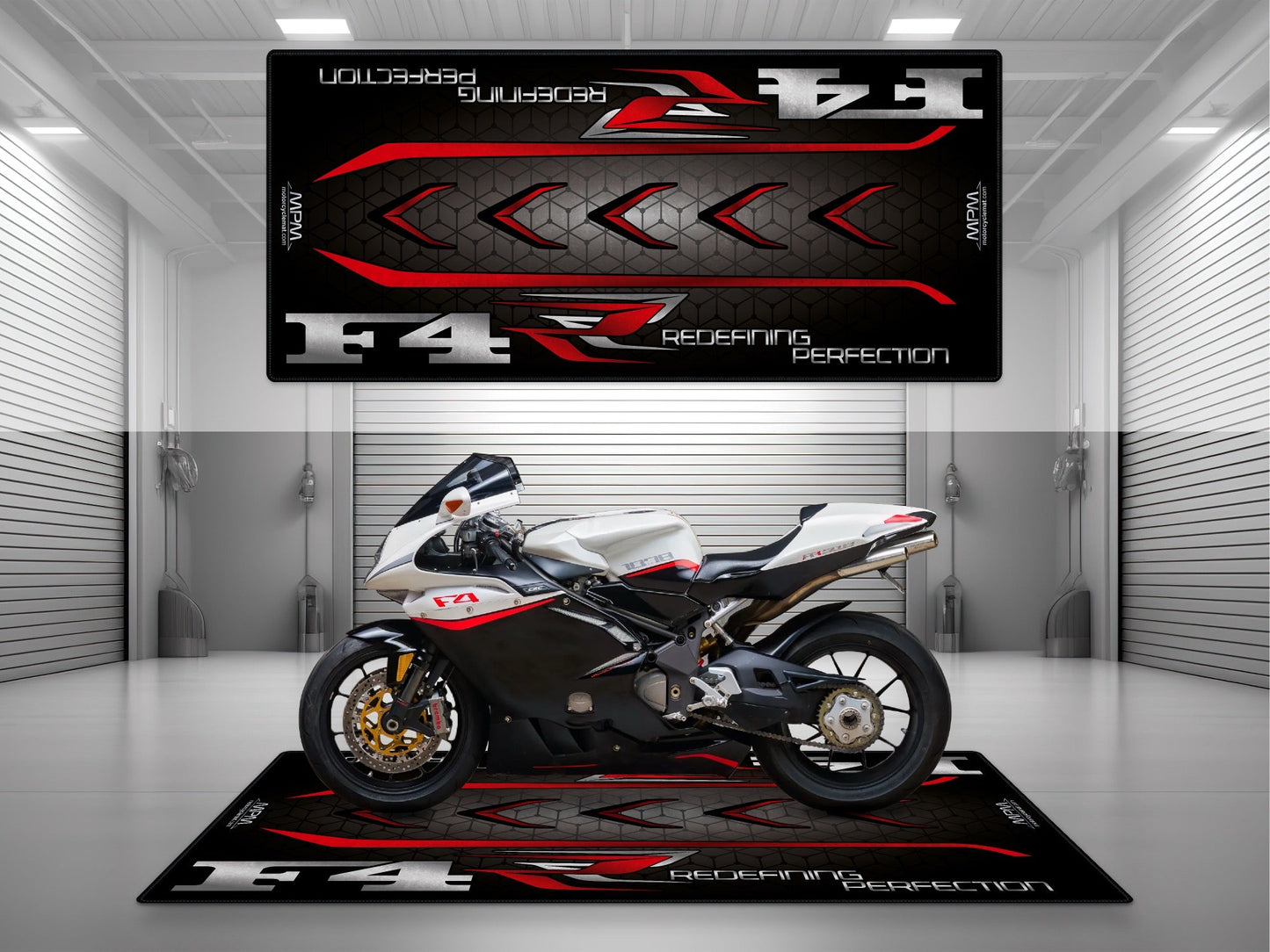 MPM Motorcycle Mat for MV Agusta F4 - U1502 - Howling Moto