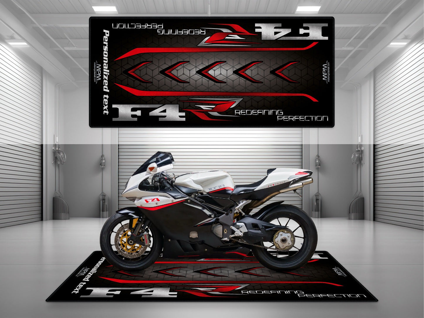 MPM Motorcycle Mat for MV Agusta F4 - U1502 - Howling Moto