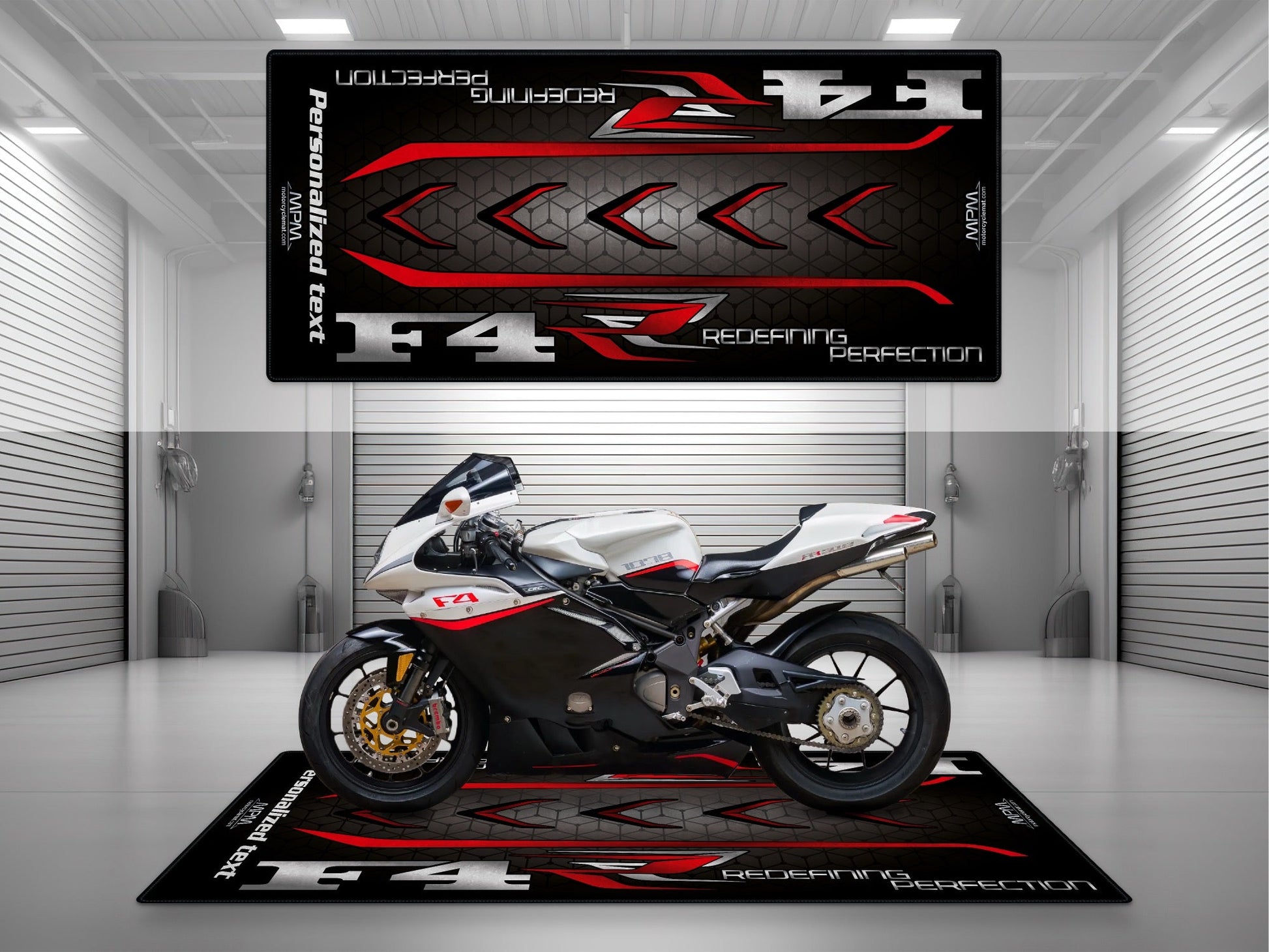 MPM Motorcycle Mat for MV Agusta F4 - U1502 - Howling Moto