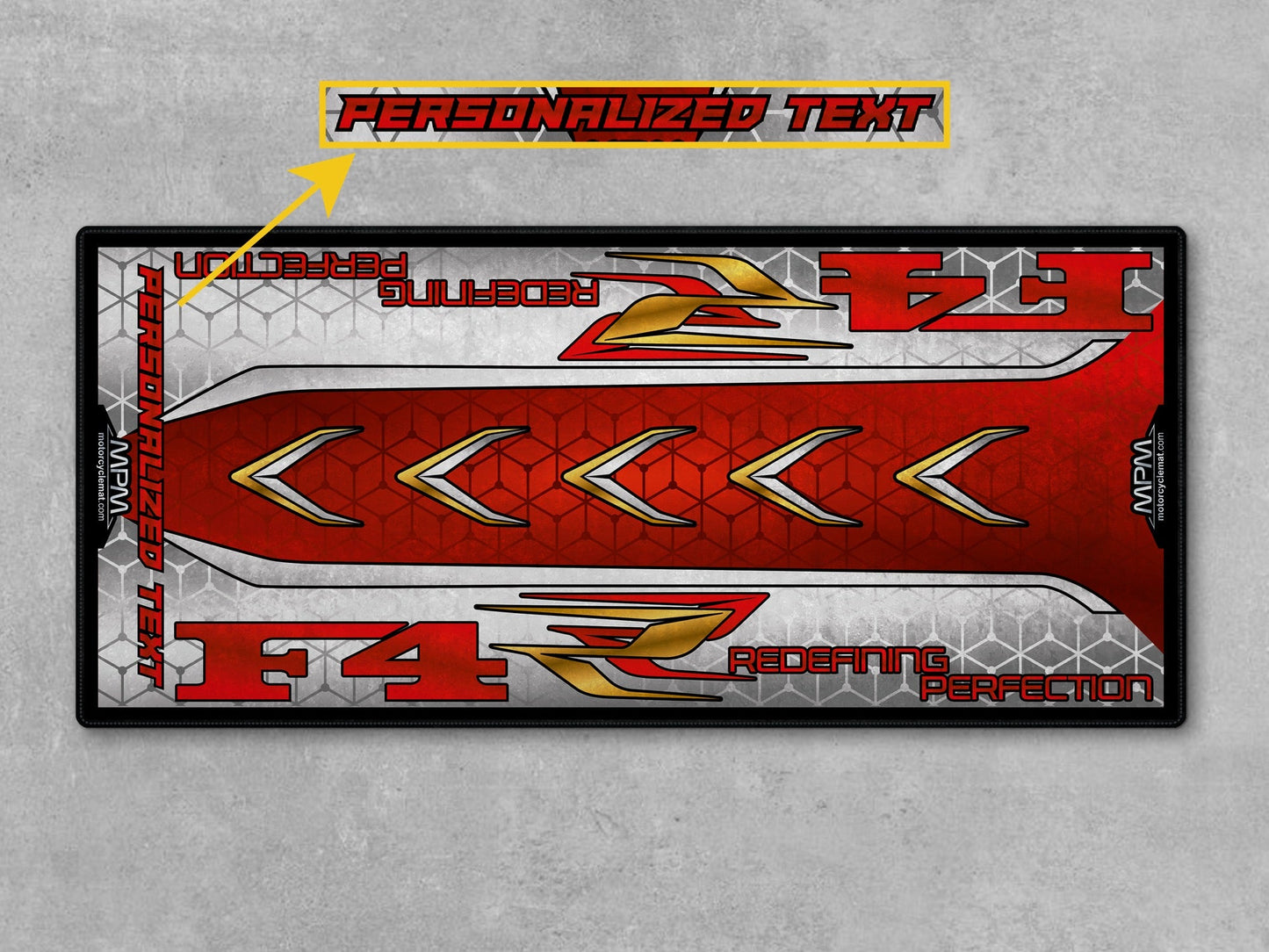 MPM Motorcycle Mat for MV Agusta F4 - U1502 - Howling Moto