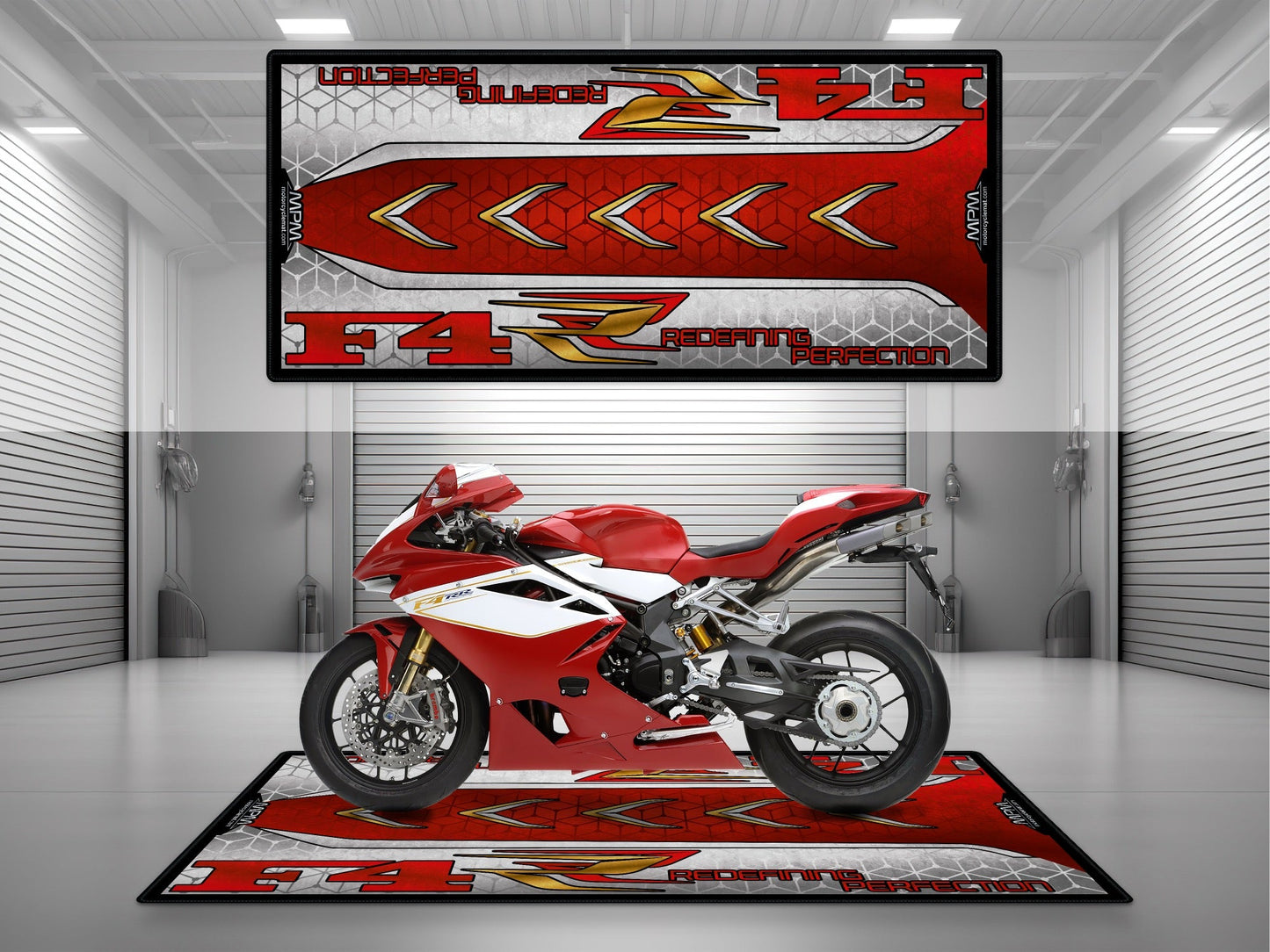 MPM Motorcycle Mat for MV Agusta F4 - U1502 - Howling Moto