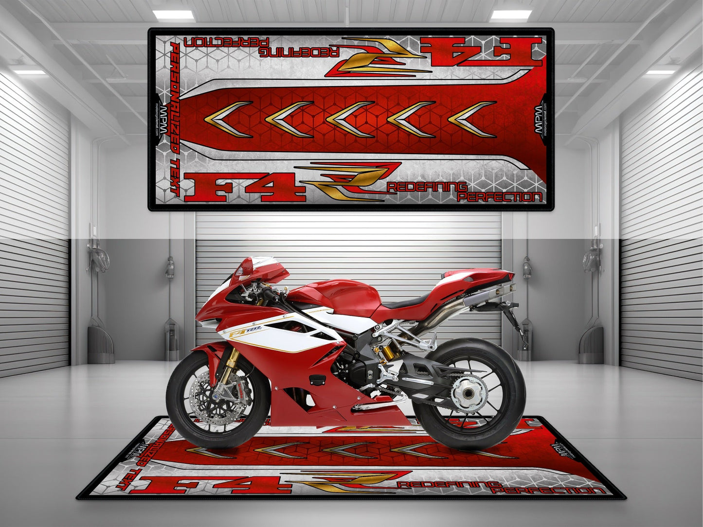 MPM Motorcycle Mat for MV Agusta F4 - U1502 - Howling Moto