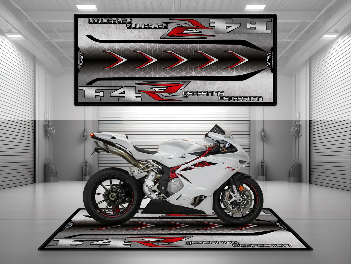 MPM Motorcycle Mat for MV Agusta F4 - U1502 - Howling Moto