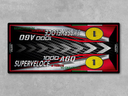 MPM Motorcycle Mat for MV Agusta Superveloce 1000 Ago - U1504 - Howling Moto