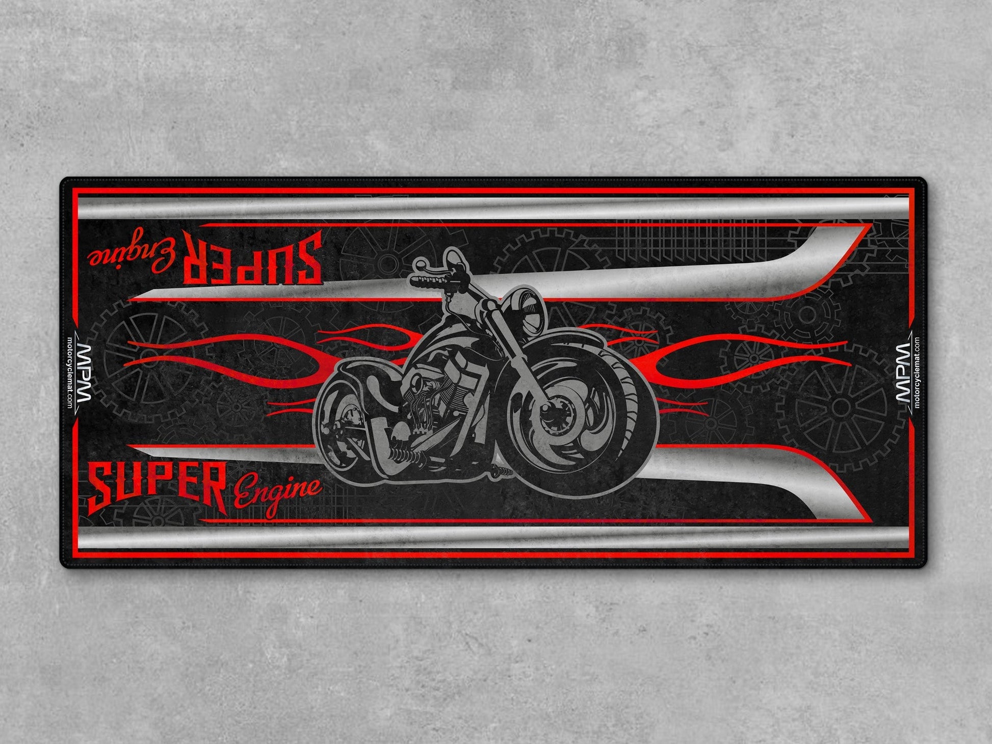 MPM Motorcycle Mat for American Motorcycles - U1203 - Howling Moto