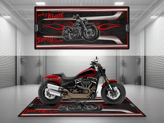 MPM Motorcycle Mat for American Motorcycles - U1203 - Howling Moto