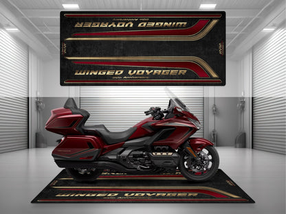 MPM Motorcycle Mat for Honda Goldwing 50th Anniversary - MM4211 - Howling Moto