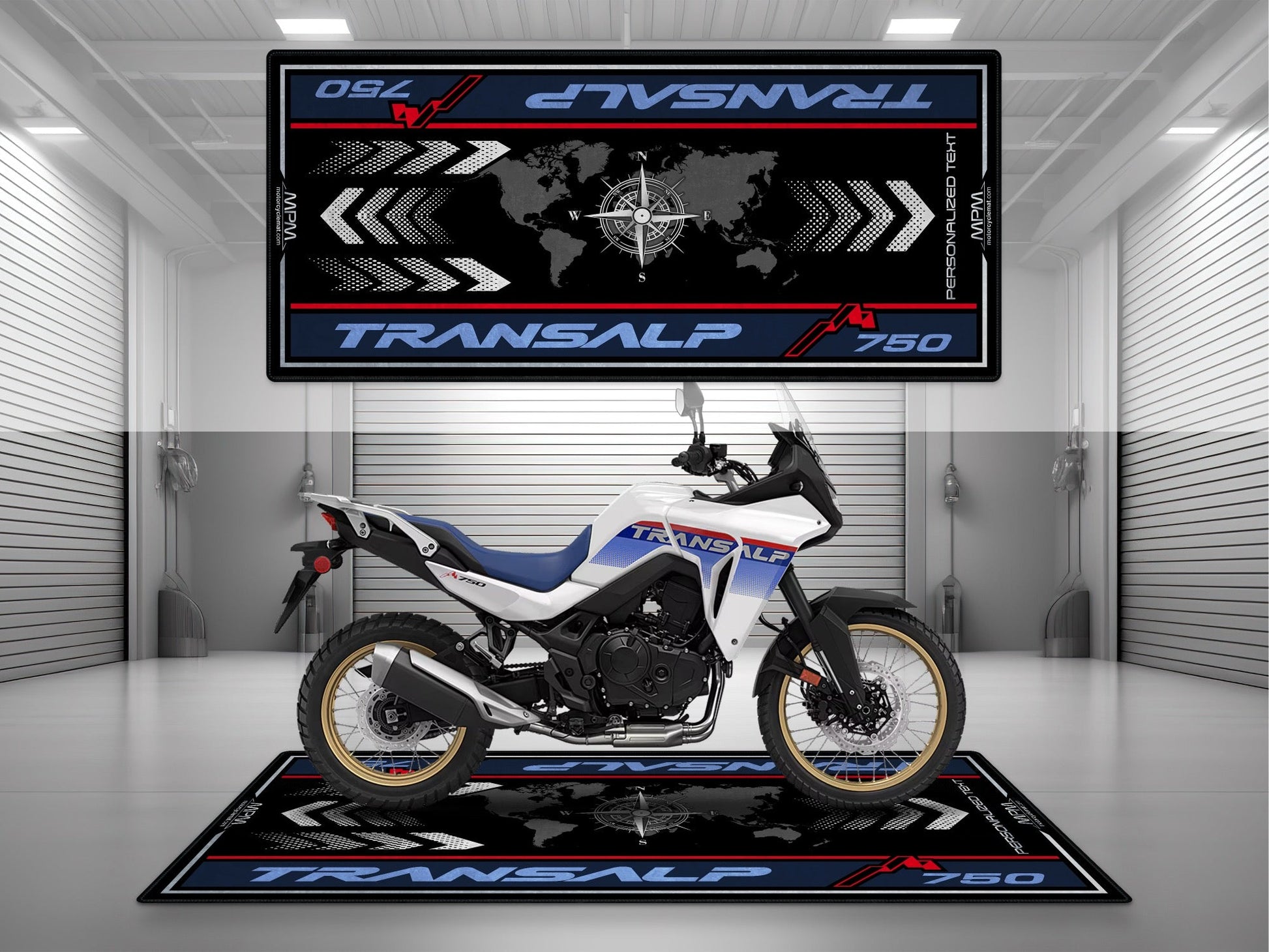 MPM Motorcycle Mat for Honda Transalp 750 - MM7453 - Howling Moto