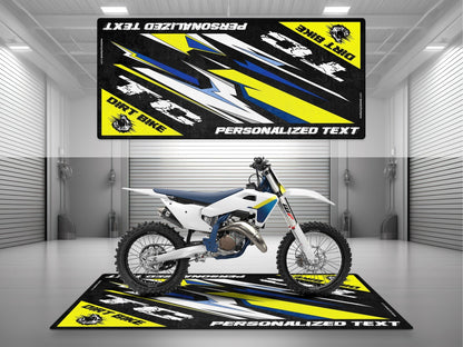 MPM Motorcycle Mat for Husqvarna TC 125 & TC 250 - MM4219 - Howling Moto
