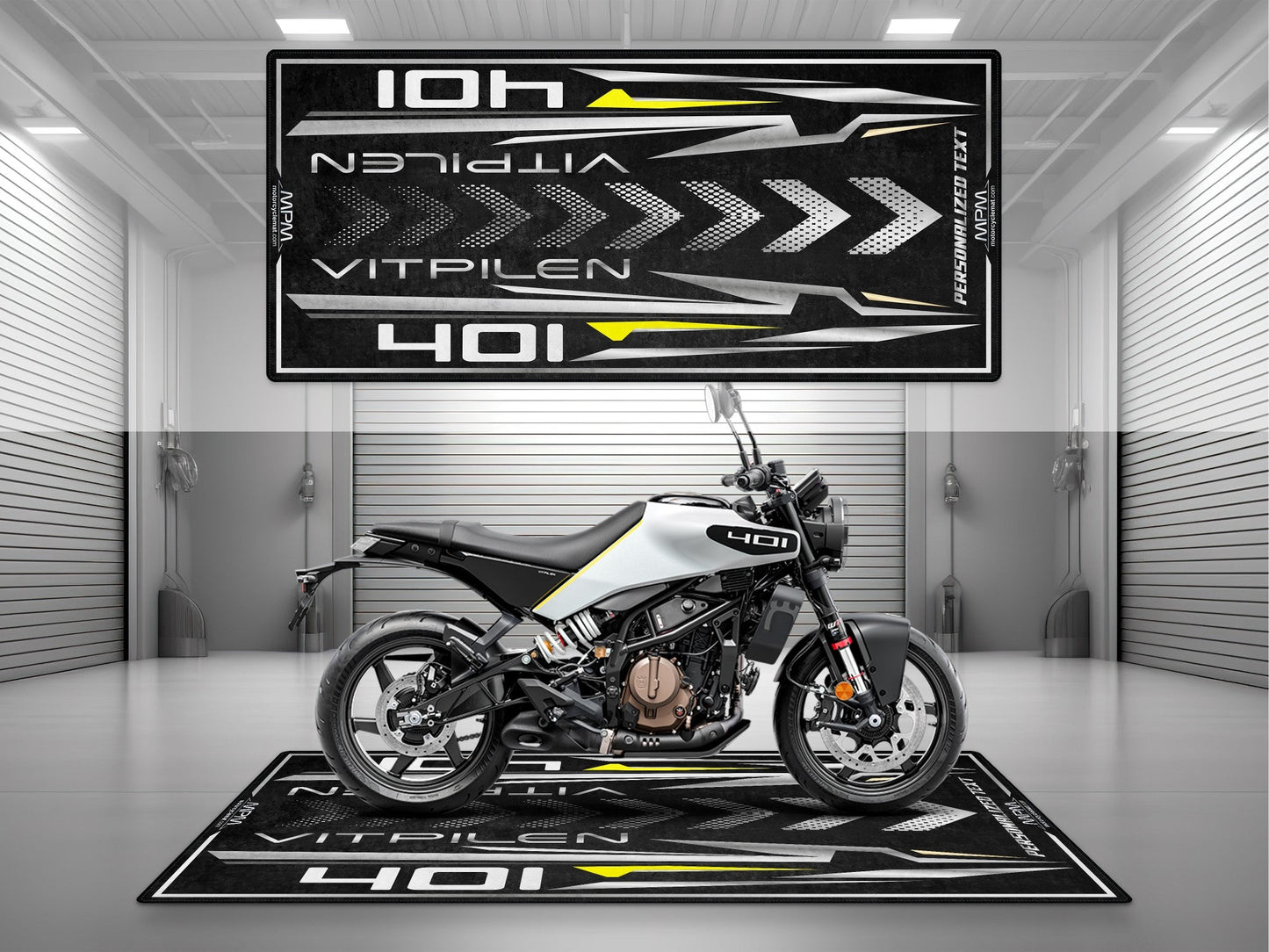 MPM Motorcycle Mat for Husqvarna Vitpilen 401 - MM4215 - Howling Moto
