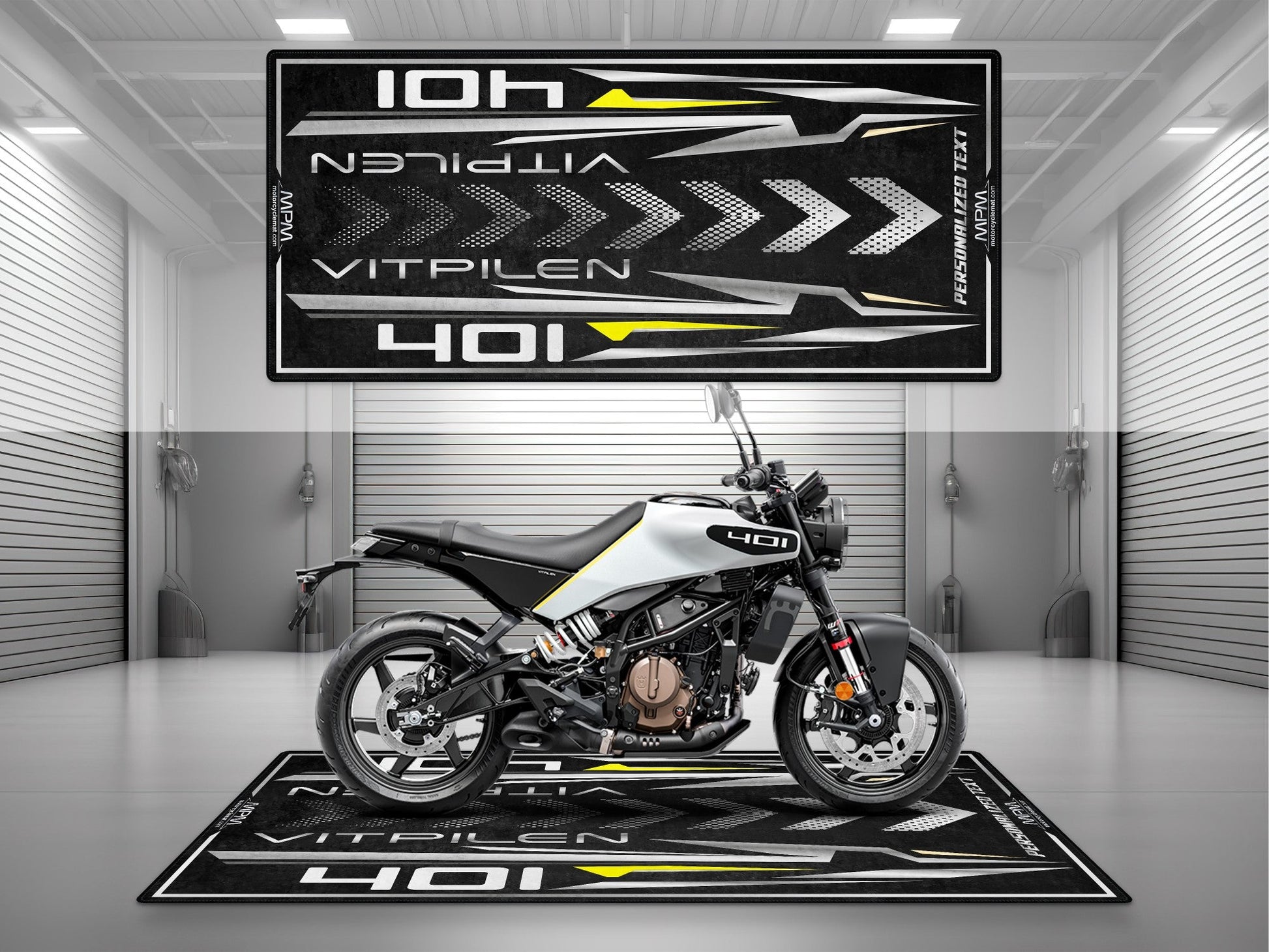 MPM Motorcycle Mat for Husqvarna Vitpilen 401 - MM4215 - Howling Moto