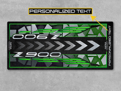 MPM Motorcycle Mat for Kawasaki Z900 - U203 - Howling Moto