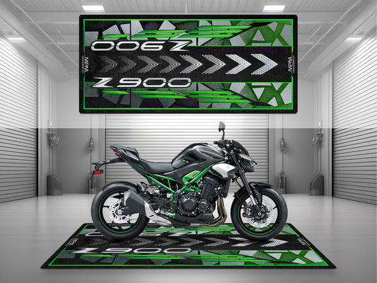 MPM Motorcycle Mat for Kawasaki Z900 - U203 - Howling Moto