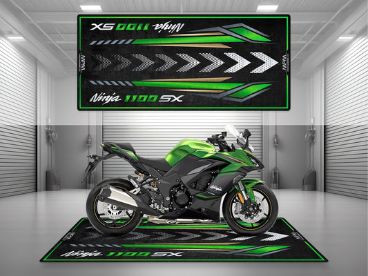 MPM Motorcycle Mat for Kawasaki Ninja 1100 SX - MM4228 - Howling Moto