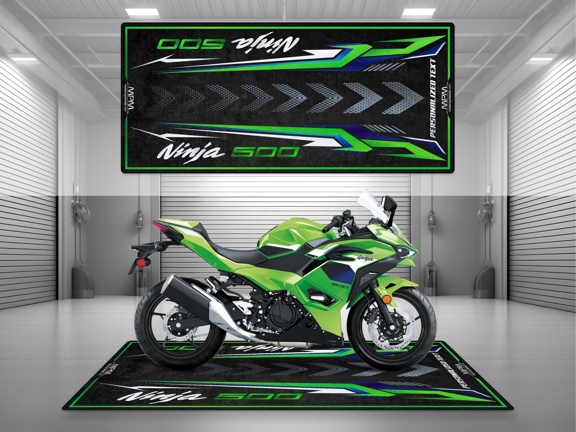MPM Motorcycle Mat for Kawasaki Ninja 500 SE - MM4230 - Howling Moto