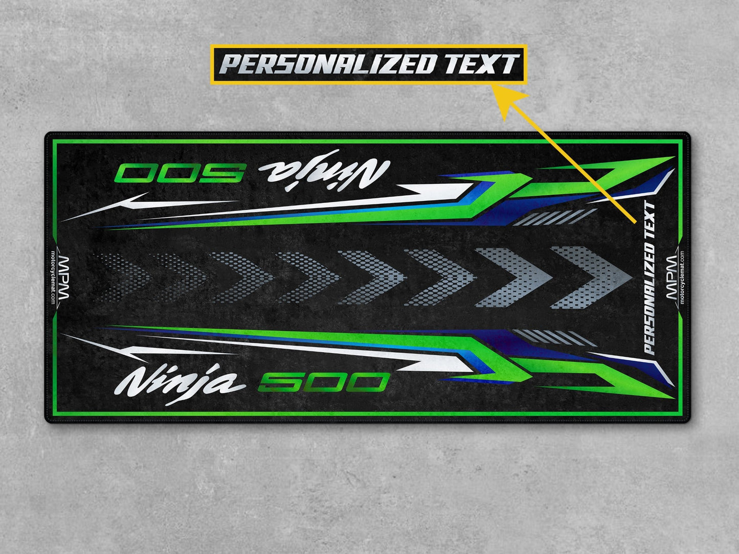MPM Motorcycle Mat for Kawasaki Ninja 500 SE - MM4230 - Howling Moto