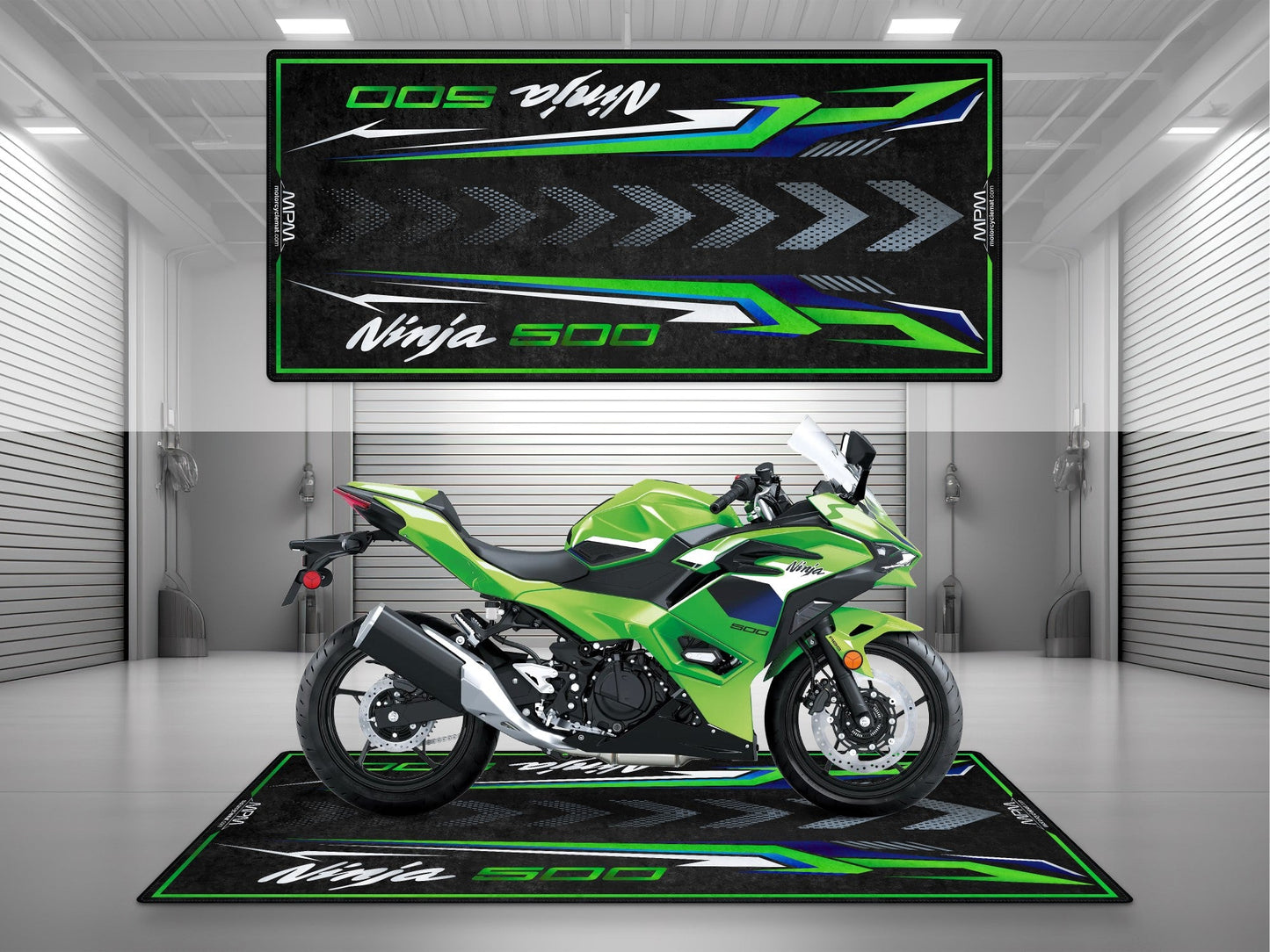MPM Motorcycle Mat for Kawasaki Ninja 500 SE - MM4230 - Howling Moto