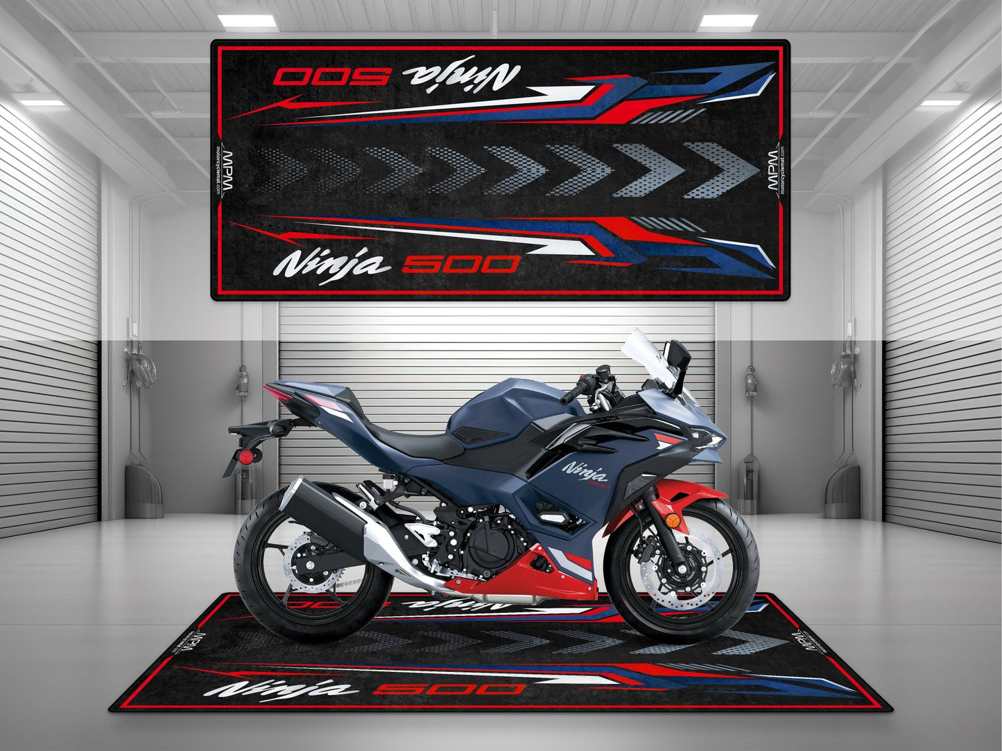 MPM Motorcycle Mat for Kawasaki Ninja 500 SE - MM4230 - Howling Moto