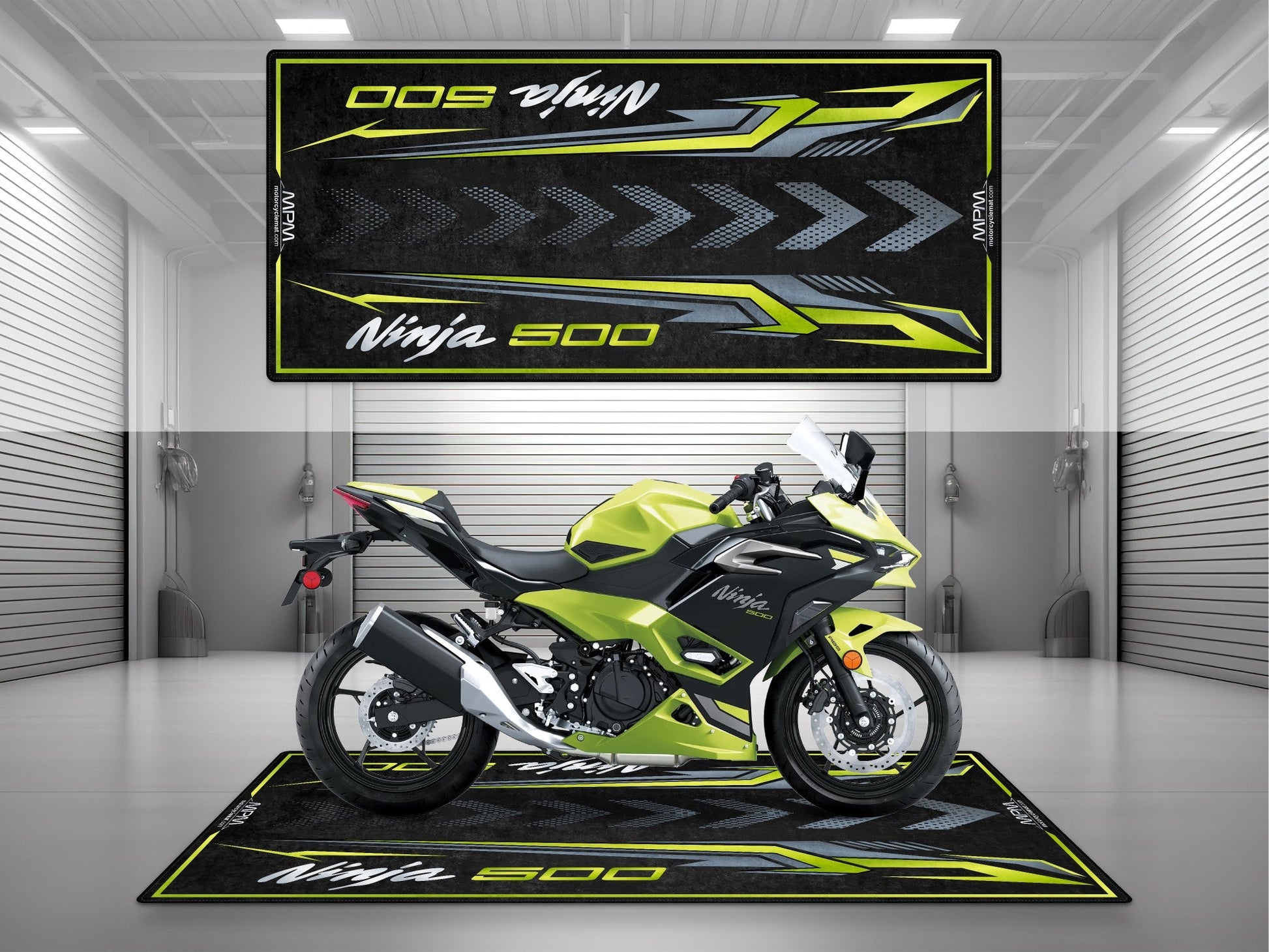 MPM Motorcycle Mat for Kawasaki Ninja 500 SE - MM4230 - Howling Moto